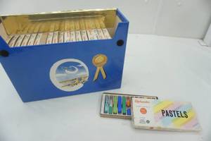 lot 116 image: Large set of pastel chalks