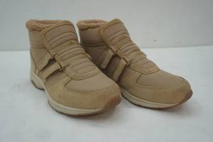 lot 141 image: Leather and canvas boots