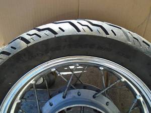 Harley Davidson exhaust & parts. 15� tirewheel. As shown.