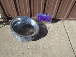 Qrt of 4 beauty rings. 14� Look like Chevy As shown.