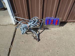 River anchor & rope. As shown.