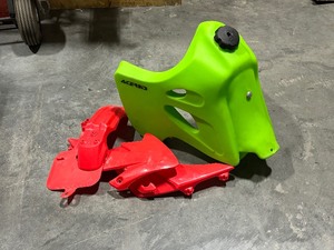 Plastic Tank and Fender Pieces