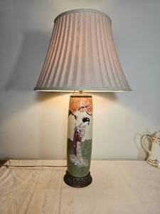 lot 73 image: Chinoiserie Porcelain Table Lamp