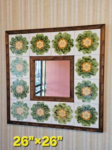 lot 41 image: Mid Century Tiled Entry Mirror