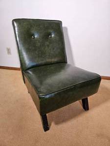 lot 81 image: Retro Green MCM Rocking Chair