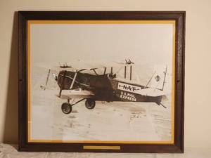 lot 58 image: Fantastic Vintage Fine Art Aviation Photography Print - Air Mail Service Begins with N.A.T. Planes