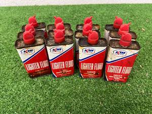 lot 51 image: 12 Cans Kerr McGee Lighter Fluid