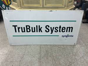 lot 89 image: TruBulk System Metal Sign 30 x 60