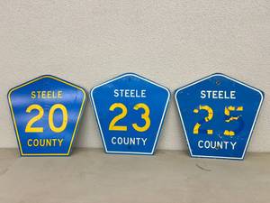 lot 141 image: Steel County ND Decommissioned Road Signs