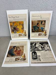 lot 155 image: Schlitz Beer Ads in Protectors