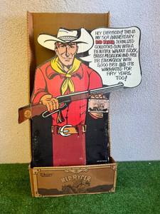 lot 197 image: Daisy Red Ryder BB Gun Cardboard Sales Display