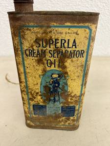 lot 213 image: Superla Cream Separator Oil Can