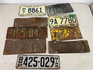 lot 223 image: MN License Plates