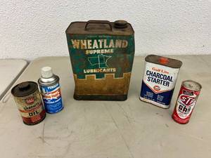 lot 229 image: Wheatland Supreme Can, Whiz Graphite Oil & Others