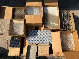 lot 30 image: Assorted Pallet Lot- Test Tubes, Vials, Machine Made Test Tubes, Disposable Tubes Snap Cap Vials- See Description- NO SHIPPING- PALLET NOT INCLUDED