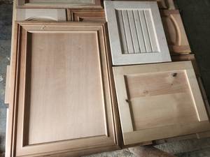 100 unfinished wood cabinet doors