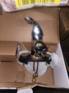 2 chrome bathroom vanity faucets