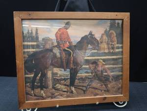 lot 36 image: VINTAGE RCMP ARNOLD FRIBERG PRINT