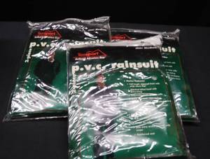 lot 59 image: 3 NEW 2PC PC PVC RAINSUITS