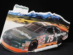 lot 78 image: METAL REMINGTON NASCAR SIGN