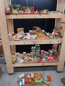 lot 119 image: GIANT LOT OF COLLECTIBLE AMMO BOXES