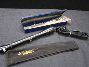 lot 123 image: GUN SCOPE,CLEANING KIT AND MORE