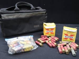 lot 155 image: AMMO AND DULUTH TRADING BAG