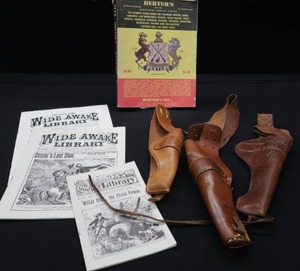 lot 158 image: LOT OF LEATHER HOLSTERS