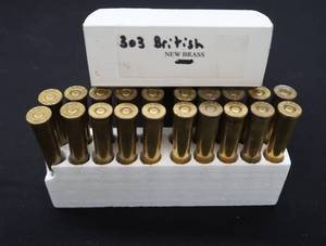 lot 194 image: 303 BRITISH BRASS RELOADS