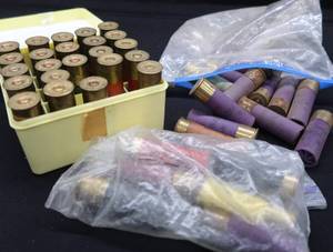 lot 218 image: 16 GAUGE LOT MISCELLANEOUS RELOADS