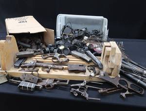 lot 229 image: HUGE HUGE LOT OF GUN PARTS