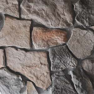 lot 54 image: 2 box lot Traditional 1.5 in. to 4 in. x 5 in. to 9 in. Shawsville Field Stone Concrete Stone Veneer  8 square ft per box16 square feet