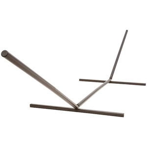 lot 86 image: lot of Two--15 ft. Metal Hammock Stand in Bronze