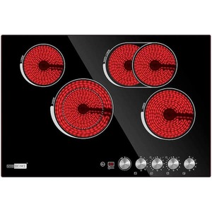 lot 182 image: 30 in. Radiant Electric Cooktop in Black with 4 Elements