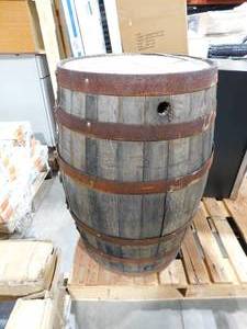 lot 11 image: Real Wood Barrel Jack Daniels