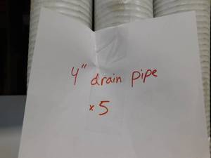 lot 104 image: (5) 4  Drain pipe