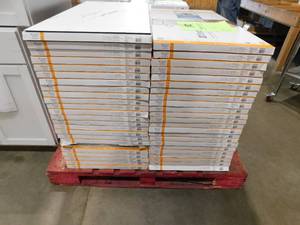 lot 106 image: 897 square foot Lifeproof Brookfield Marble 22 MIL x 18.5 in. W x 37 in. L Click Lock Waterproof Vinyl Tile Flooring