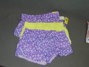 3 Pack All In Motion Running Shorts Size Large