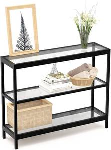 Evajoy Console Table, 35 Entryway Table with 3 Tiers,