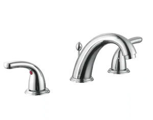 Glacier Bay  8 in. Widespread  High-Arc Bathroom Faucet Chrome