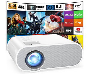 Projector, Native 1080P Full HD Bluetooth