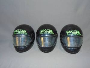 3 Pack Lot Arcitc Cat Snowmobiles Helmets