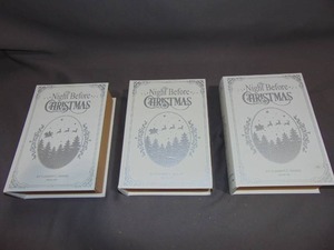 Magic Nesting Christmas Books Set of 3 Hidden Holiday Themed Fake Books