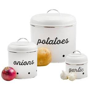 Potatoes, Onions and Garlic Canister Set