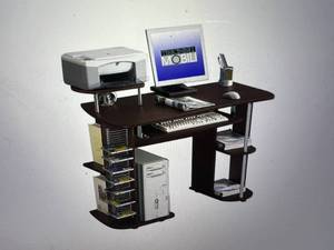lot 9 image: Techni Mobili Multifunction Computer Desk