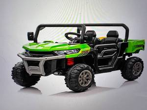 lot 19 image: Blazin Wheels 12V Utility Truck Ride-On with Remote Control