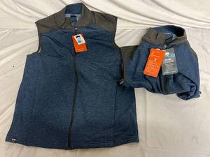 lot 88 image: 2 Storm Creek Twill Fleece Vests - M