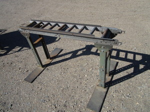 lot 8 image: Material Rollers Adj. Height 12x60