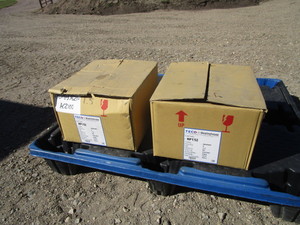 lot 58 image: (2) TECO 1.5hp Motors (see pictures for specs)