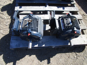 lot 67 image: (2) Marathon 3hp Motors (see pictures for specs)